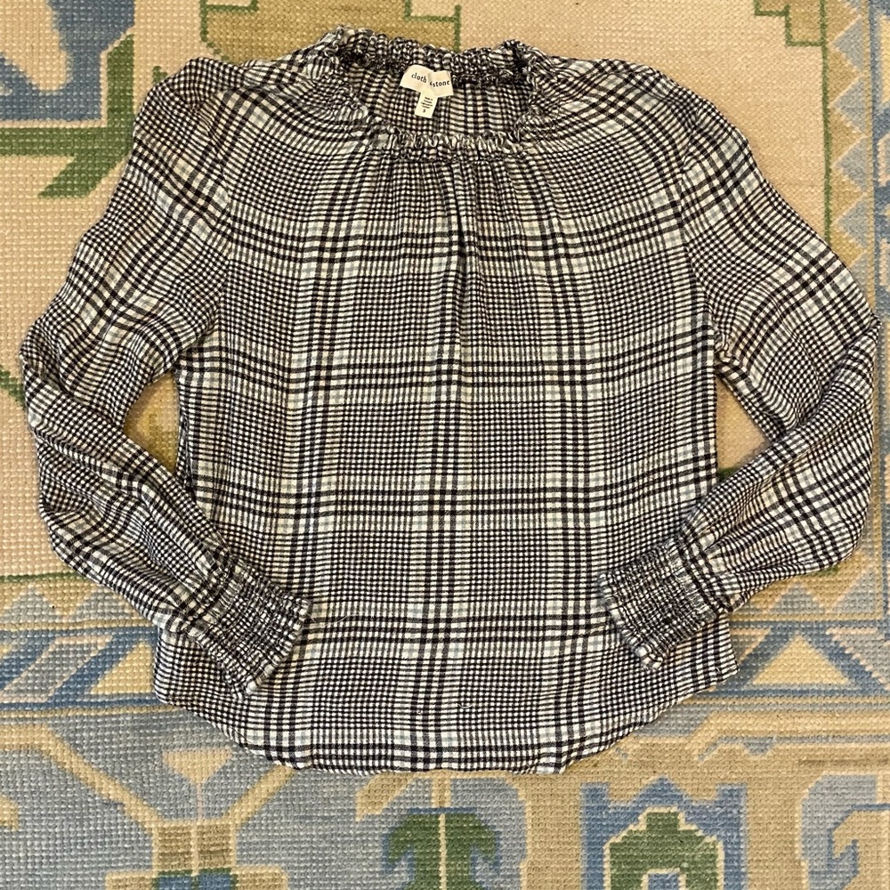 Plaid Blouse